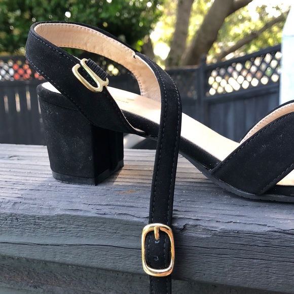 Emily ankle strap stack heel sandals - Picture 3 of 5